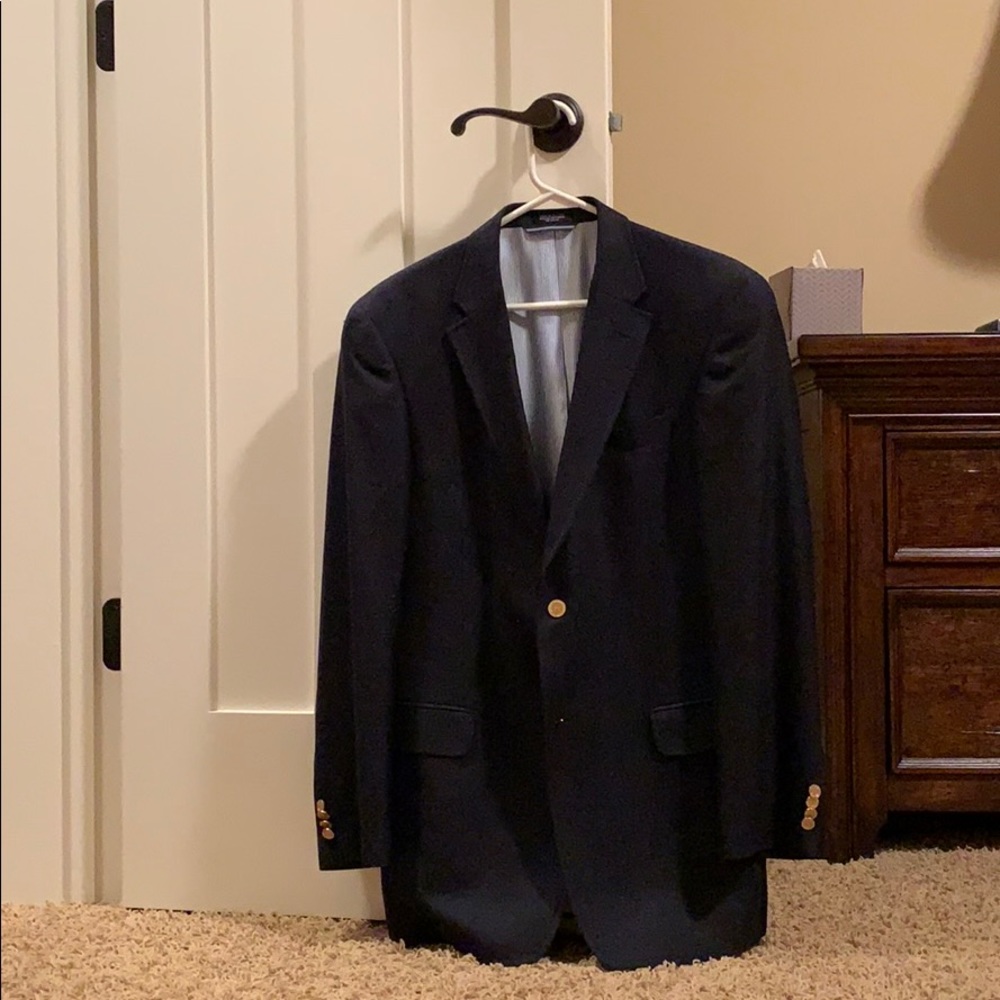 Navy blue sport coat